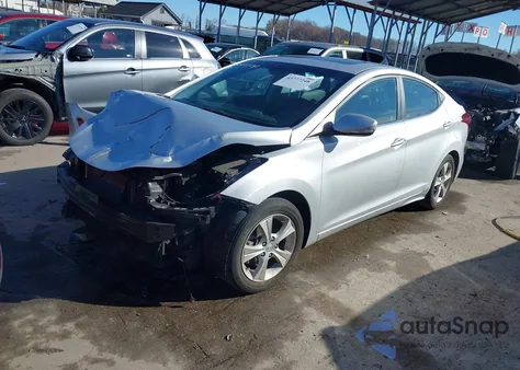 2016 Hyundai Elantra Value Edition from USA, damaged, VIN KMHDH4AE3GU484708